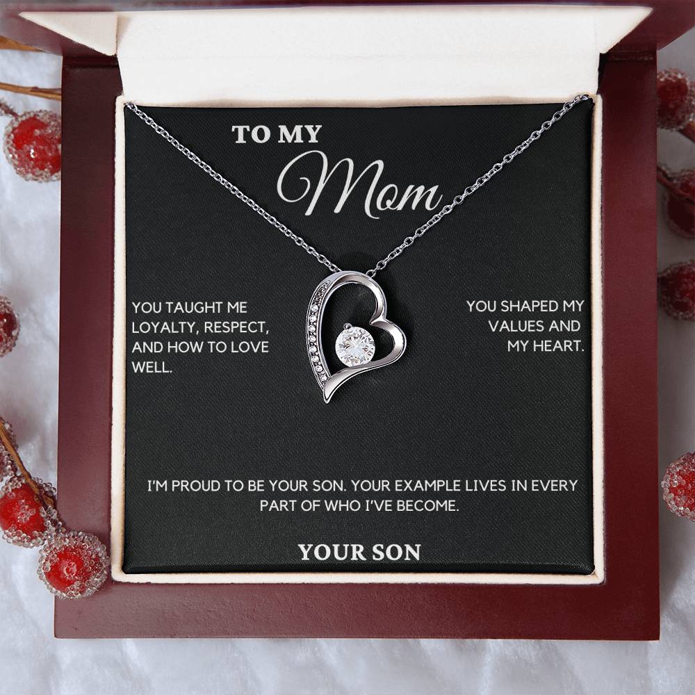 Gift For Mom From Son - You Taught Me Loyalty