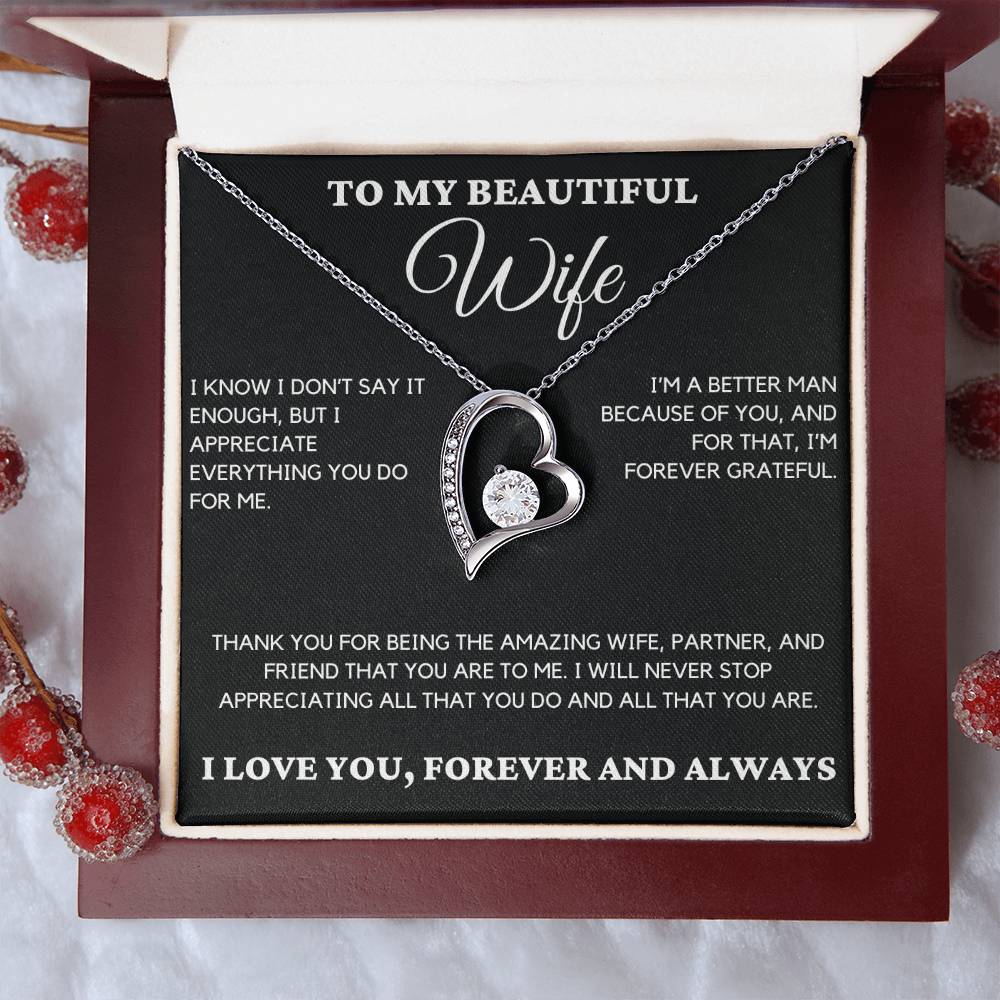 Gift For Wife From Husband - I Know I Don't Say It