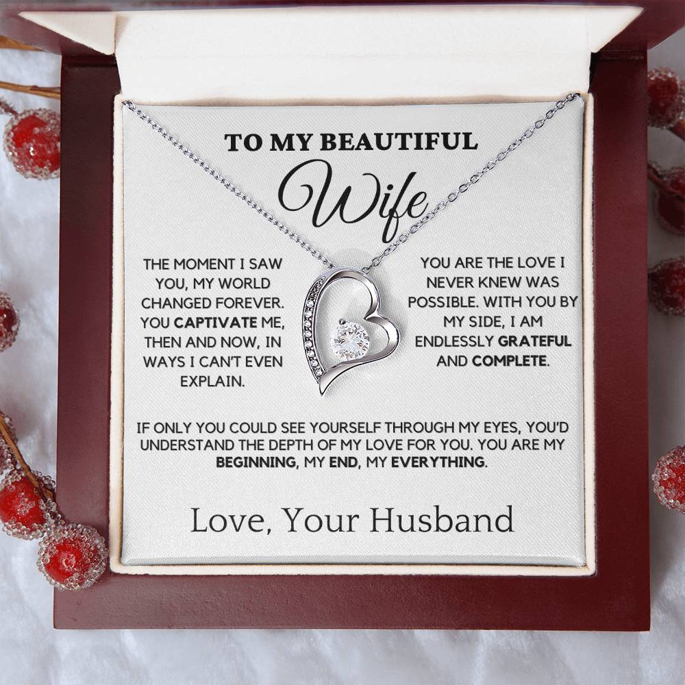 Gift For Wife From Husband - The Moment I Saw You