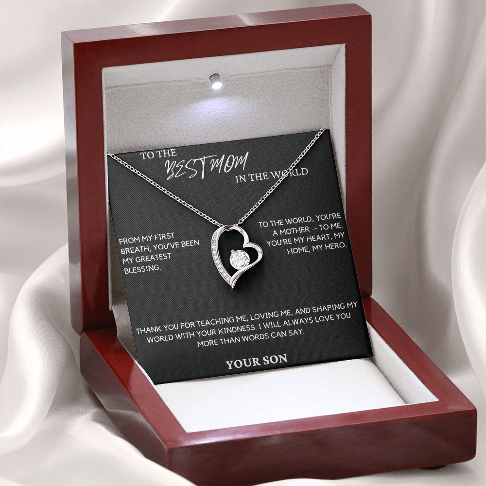 Gift For Mom From Son - From My First Breath