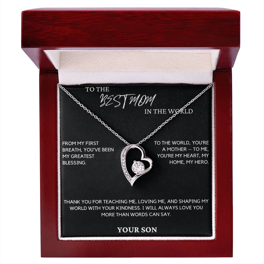 Gift For Mom From Son - From My First Breath