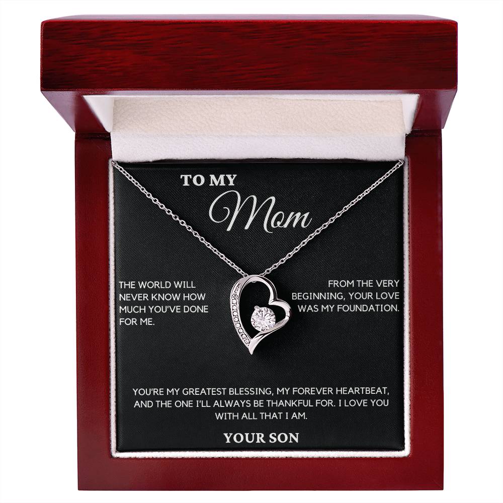 Gift For Mom From Son - The World Will Never Know How Much