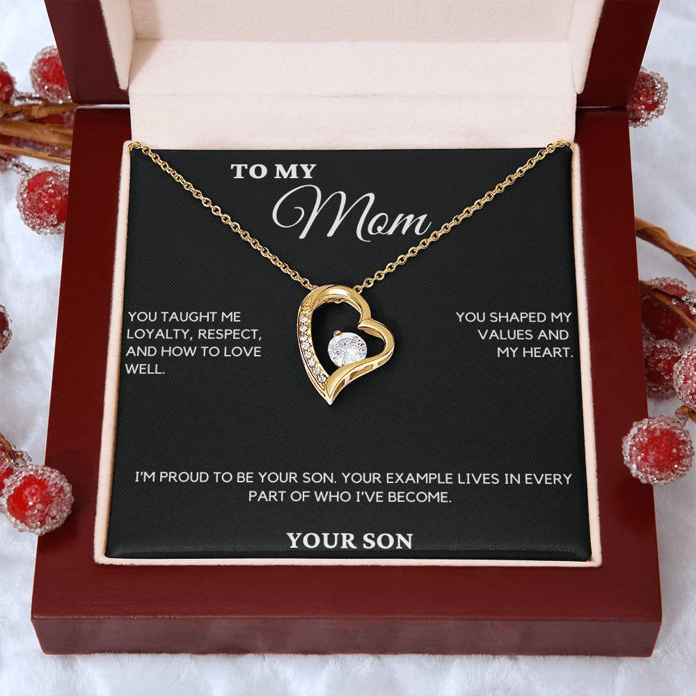 Gift For Mom From Son - You Taught Me Loyalty
