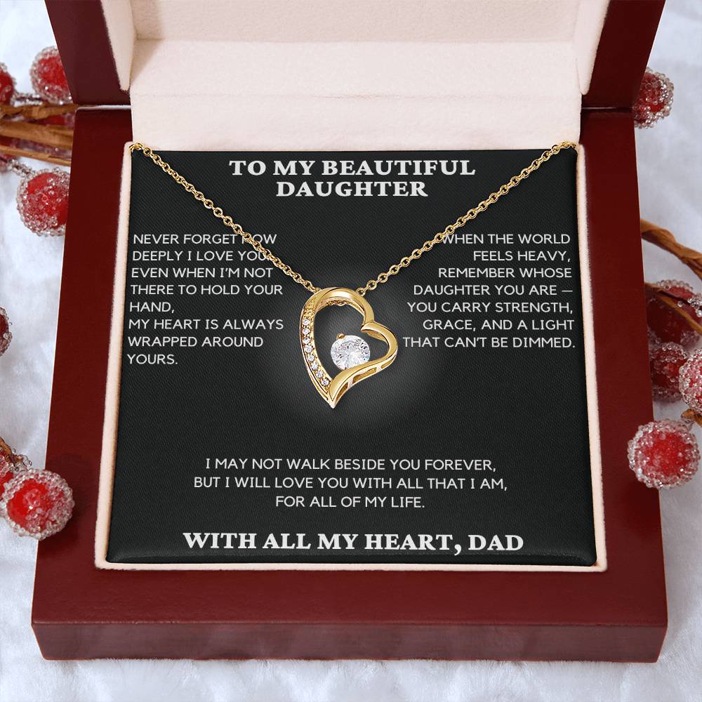Gift For Daughter - Never Forget How Deeply I Love You