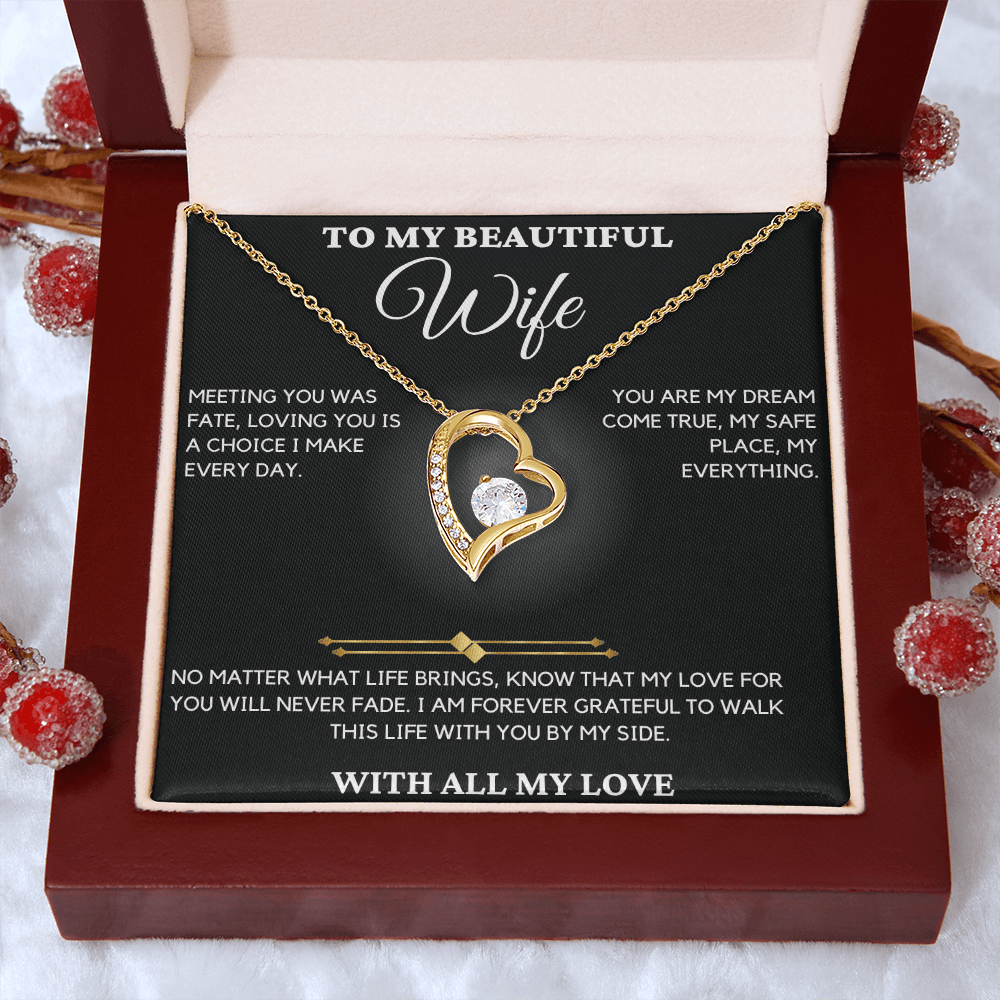 Gift For Wife From Husband - Meeting You Was Fate