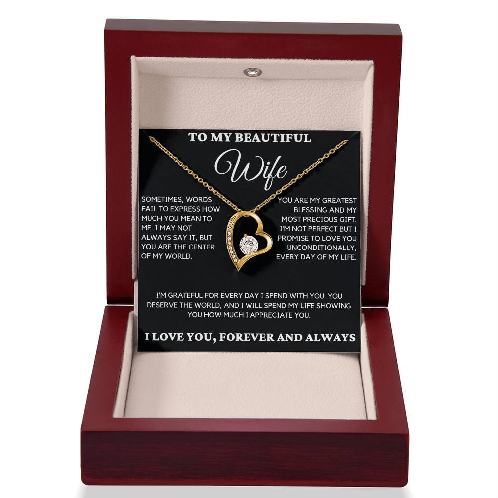 Gift For Wife From Husband - Sometimes Words Fail
