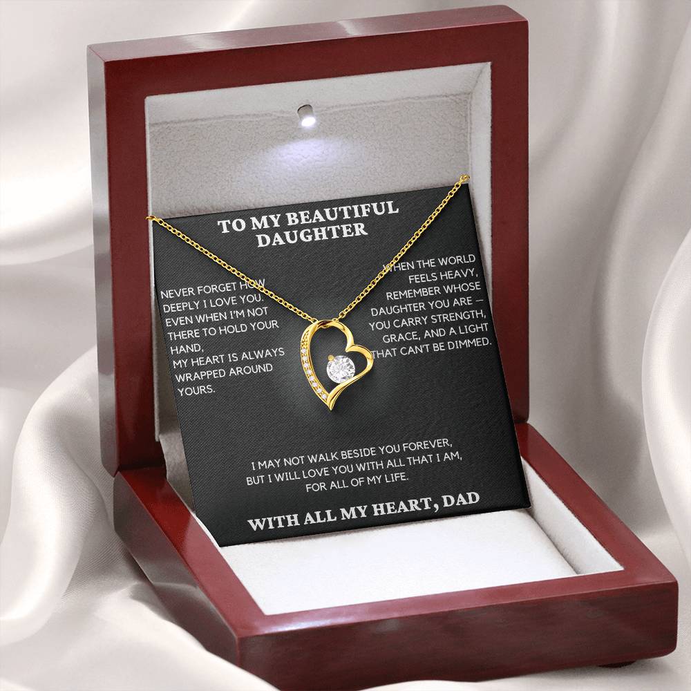 Gift For Daughter - Never Forget How Deeply I Love You