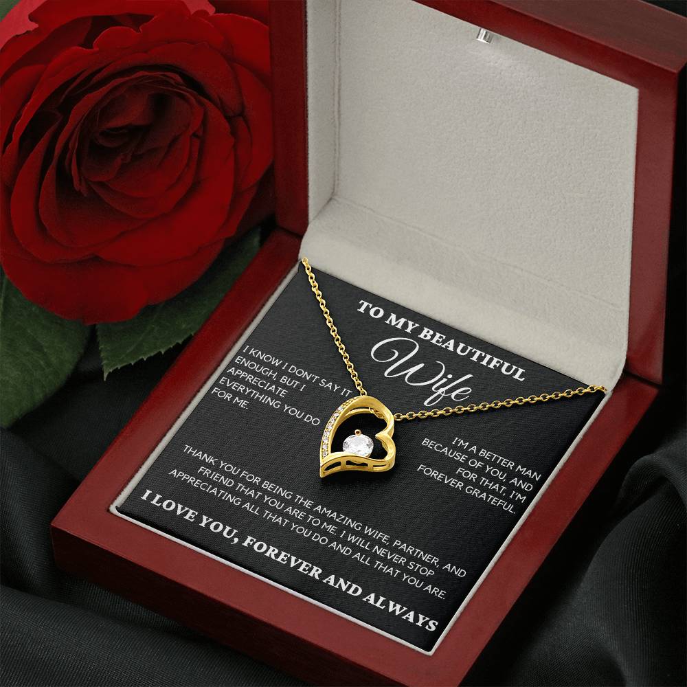 Gift For Wife From Husband - I Know I Don't Say It