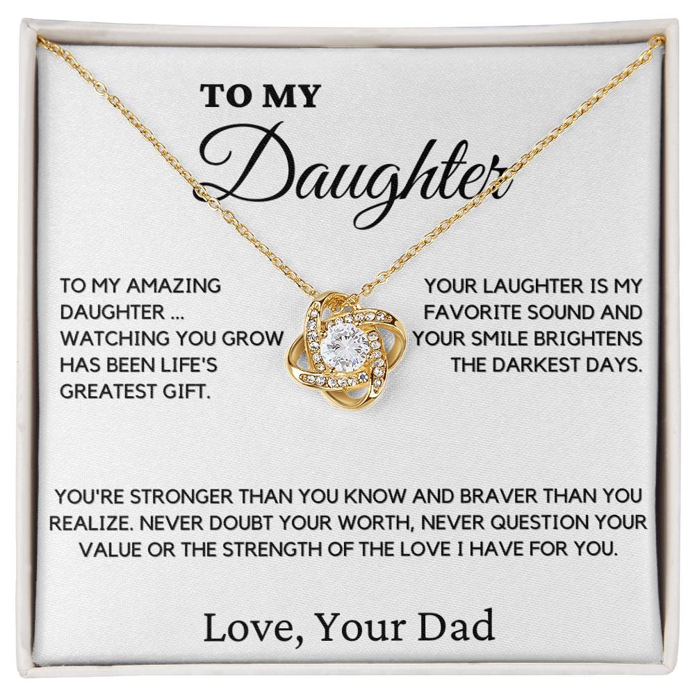 Gift For Daughter From Dad - To My Amazing Daughter