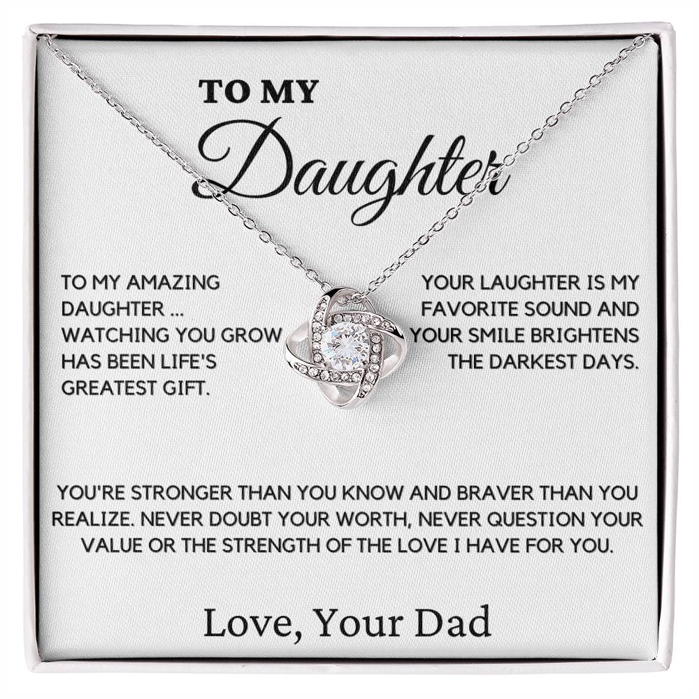 Gift For Daughter From Dad - To My Amazing Daughter