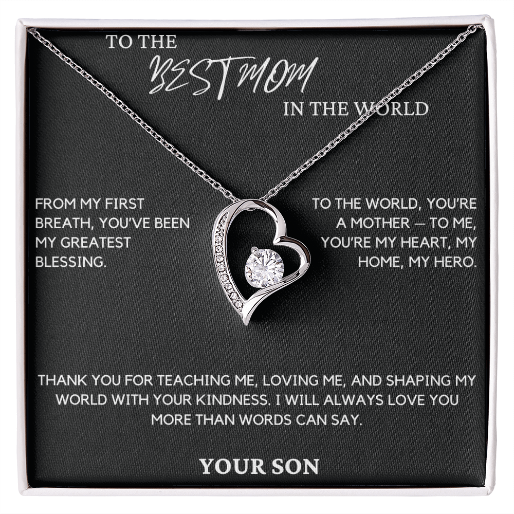 Gift For Mom From Son - From My First Breath