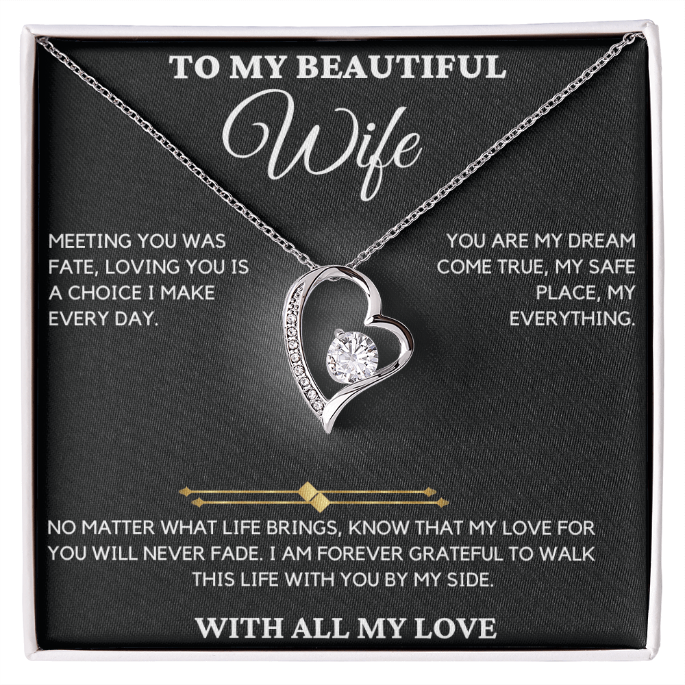 Gift For Wife From Husband - Meeting You Was Fate
