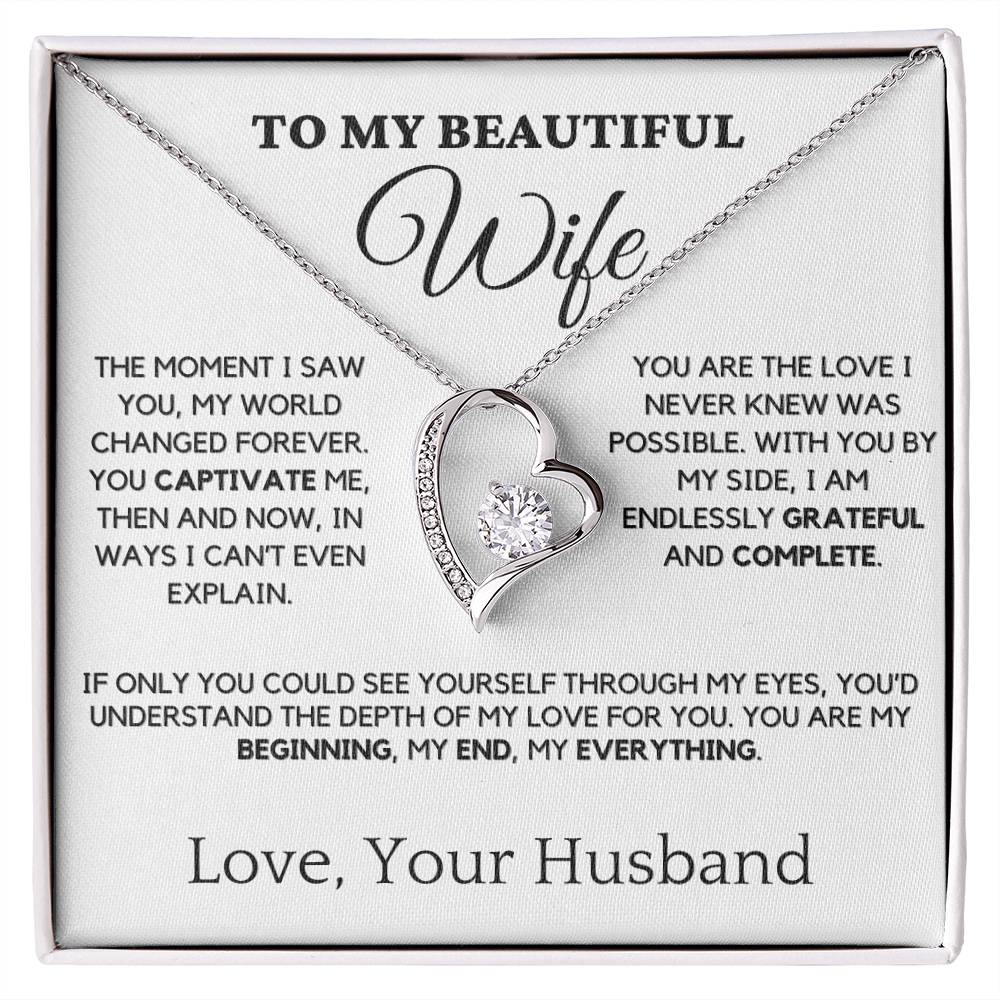 Gift For Wife From Husband - The Moment I Saw You