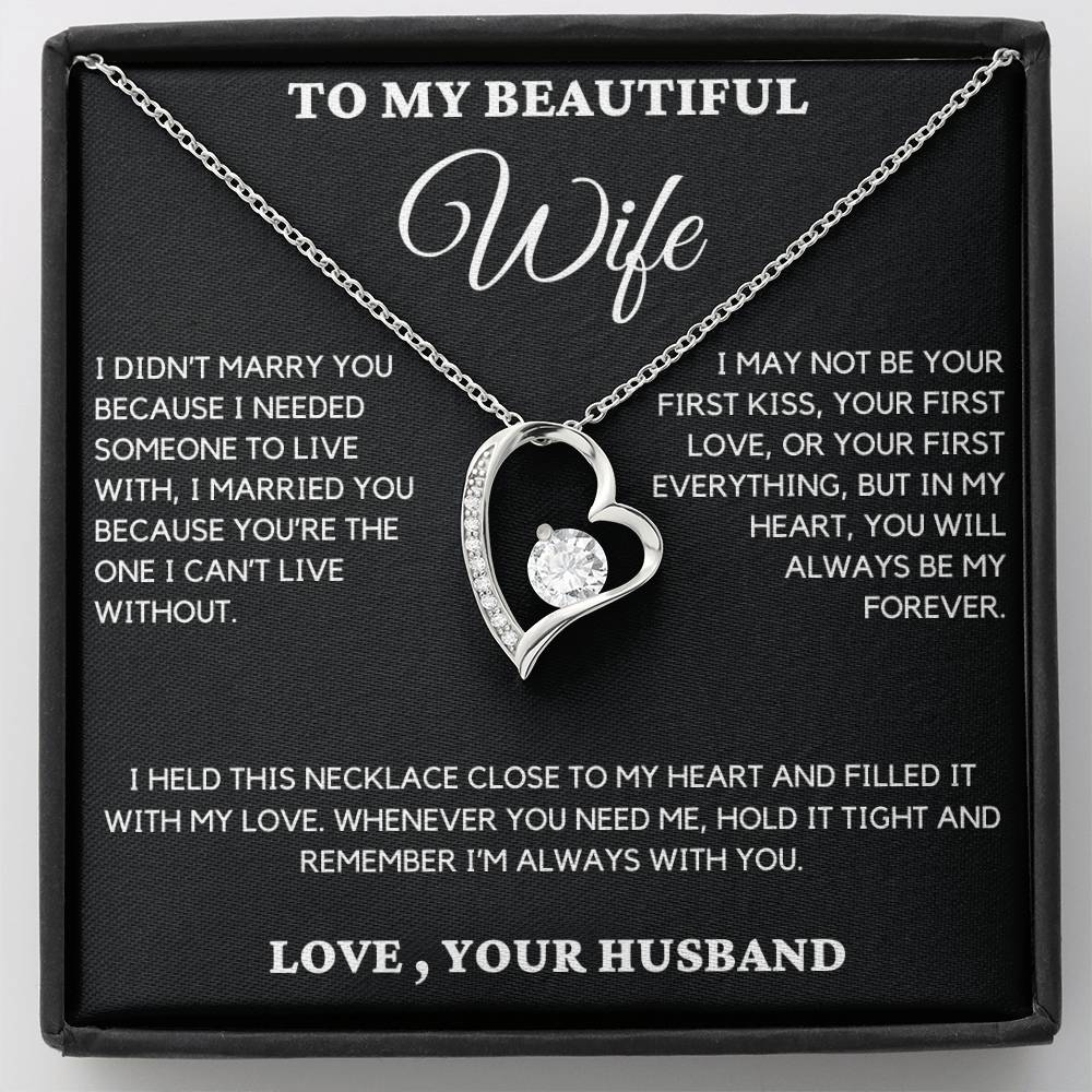 Gift For Wife From Husband - I Didn't Marry You Because