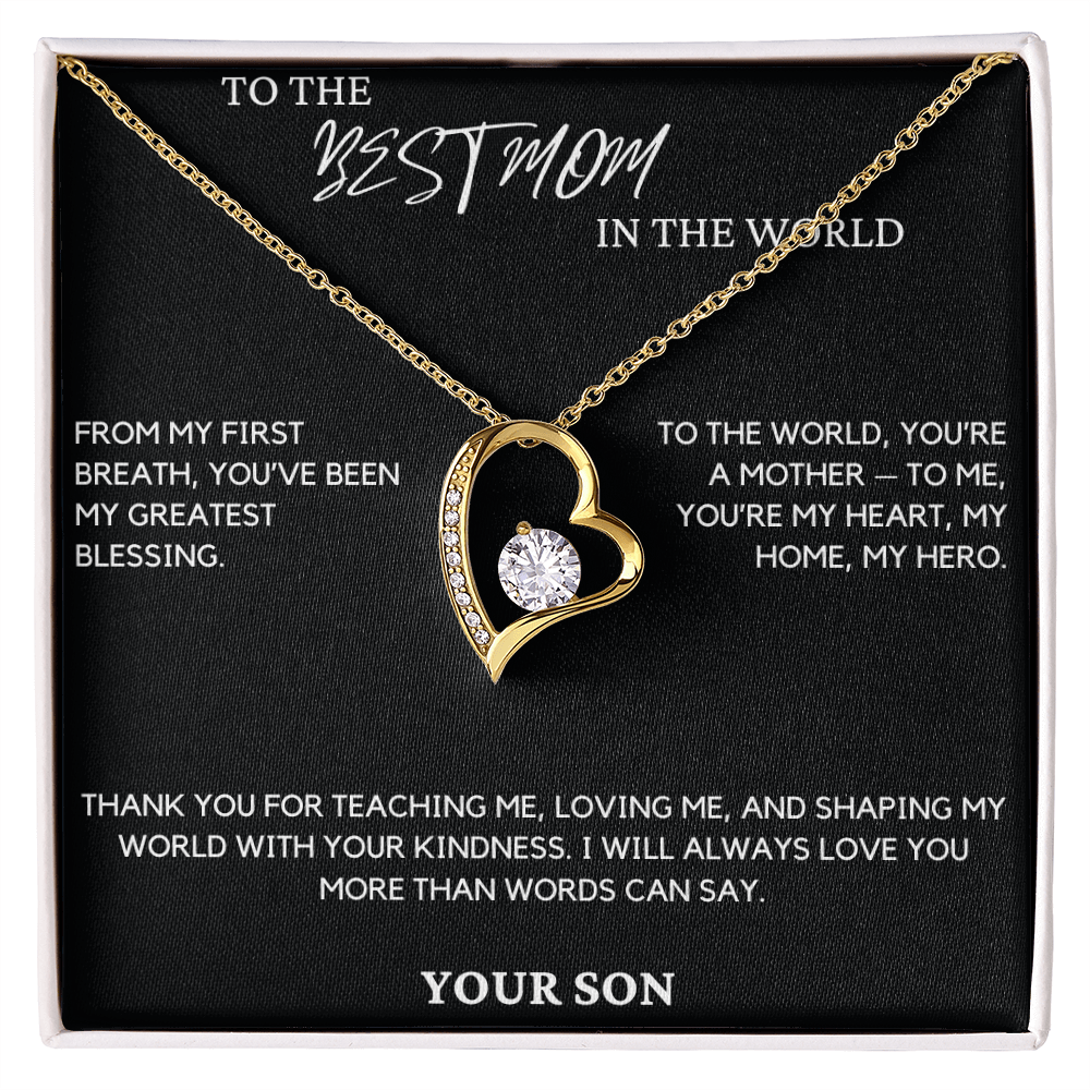 Gift For Mom From Son - From My First Breath
