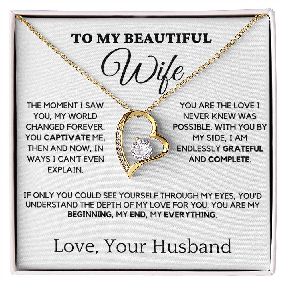 Gift For Wife From Husband - The Moment I Saw You