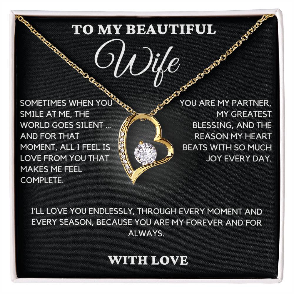 Gift For Wife From Husband - Sometimes When You Smile