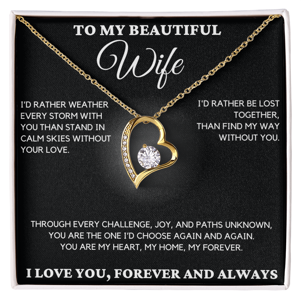 Gift For Wife - I'd Rather Weather Every Storm