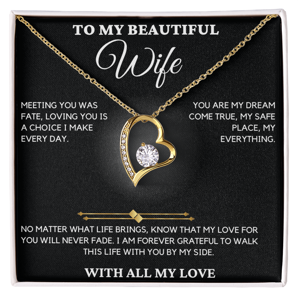 Gift For Wife From Husband - Meeting You Was Fate