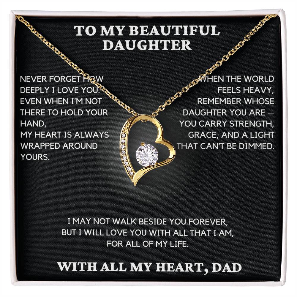 Gift For Daughter - Never Forget How Deeply I Love You
