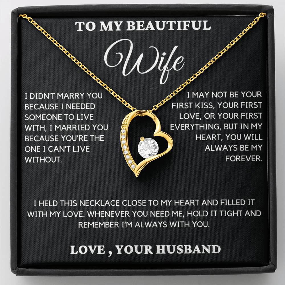 Gift For Wife From Husband - I Didn't Marry You Because