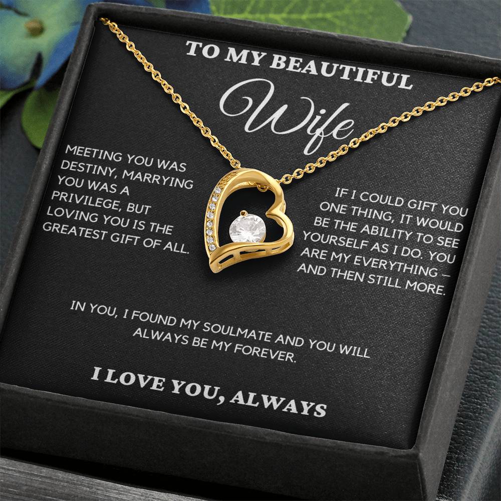 Gift For Wife From Husband - Meeting You Was Destiny