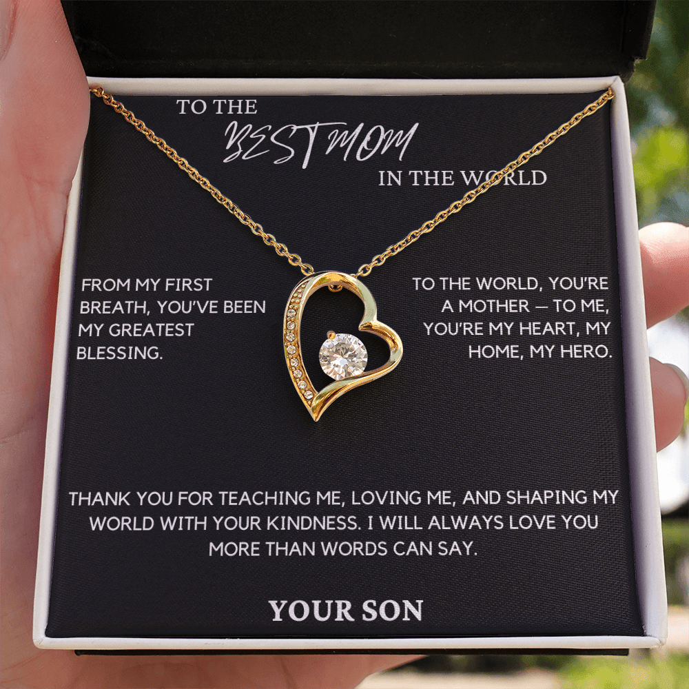 Gift For Mom From Son - From My First Breath