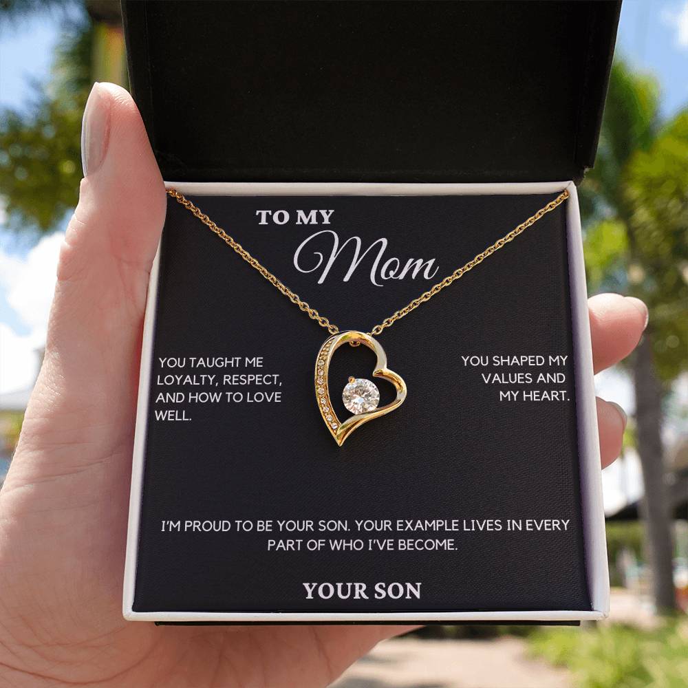 Gift For Mom From Son - You Taught Me Loyalty