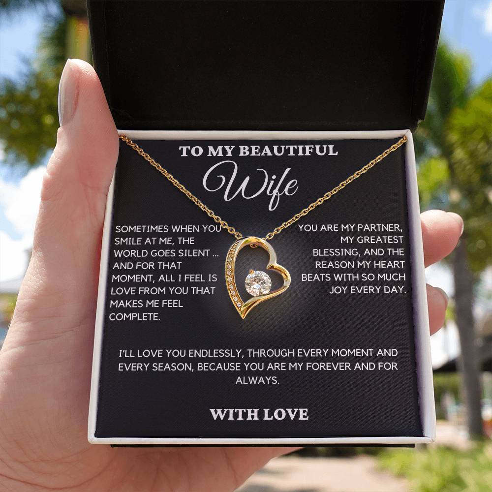 Gift For Wife From Husband - Sometimes When You Smile