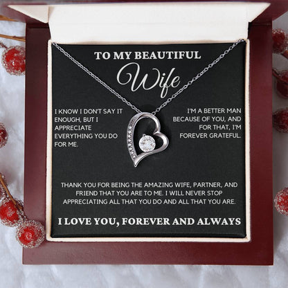 Gift For Wife From Husband - I Know I Don't Say It
