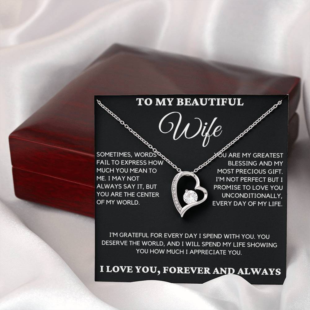 Gift For Wife From Husband - Sometimes Words Fail