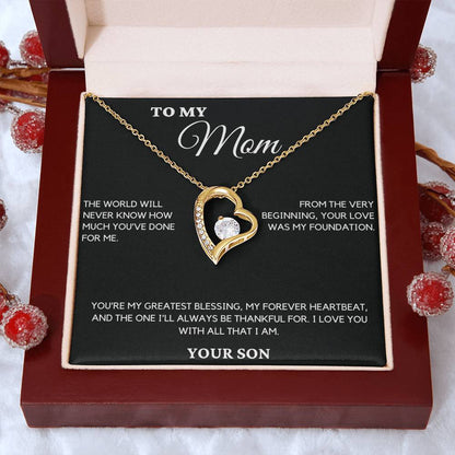 Gift For Mom From Son - The World Will Never Know How Much