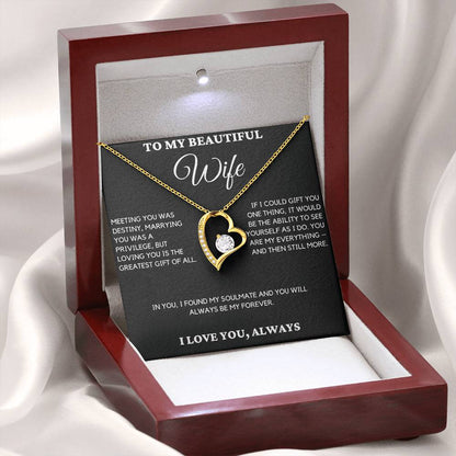Gift For Wife From Husband - Meeting You Was Destiny