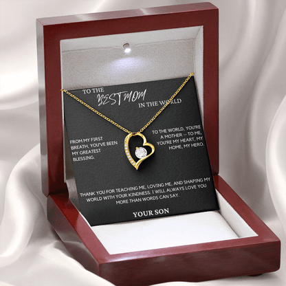 Gift For Mom From Son - From My First Breath