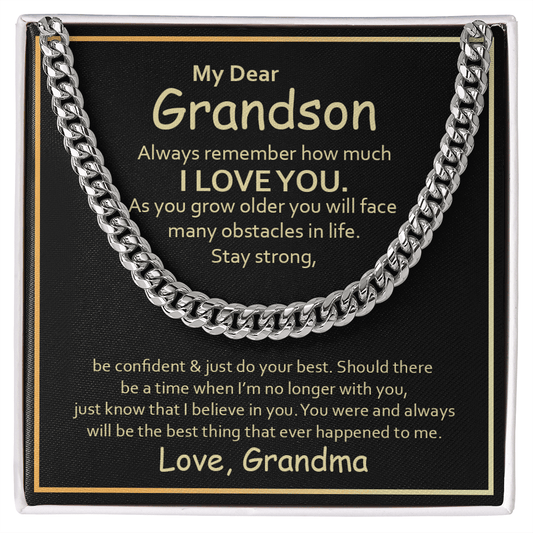 Gift For Grandson From Grandmother - Always Remember How Much I Love You