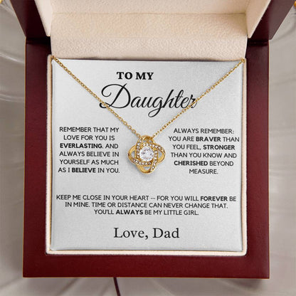 Gift For Daughter From Dad  - Remember That My Love