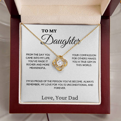 Gift For Daughter From Dad - From The Day You Came Into My Life