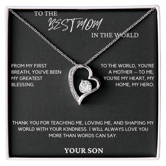 Gift For Mom From Son - From My First Breath