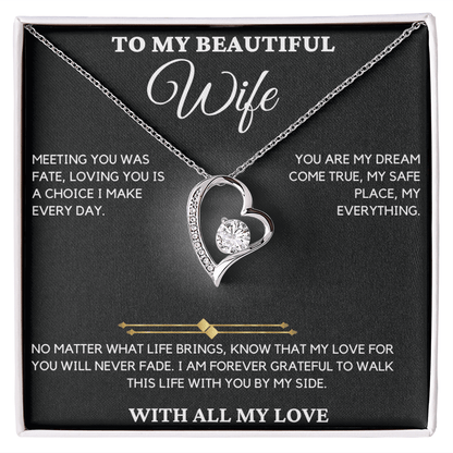 Gift For Wife From Husband - Meeting You Was Fate