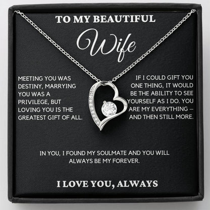 Gift For Wife From Husband - Meeting You Was Destiny