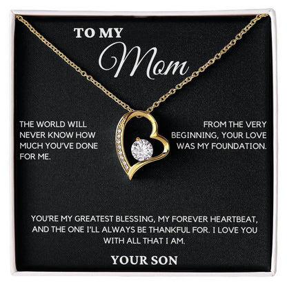 Gift For Mom From Son - The World Will Never Know How Much