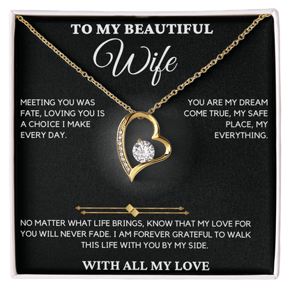Gift For Wife From Husband - Meeting You Was Fate