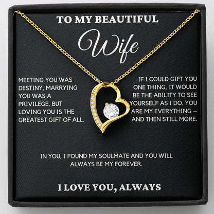 Gift For Wife From Husband - Meeting You Was Destiny