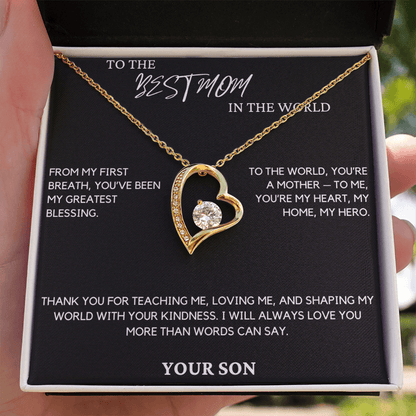 Gift For Mom From Son - From My First Breath