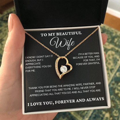 Gift For Wife From Husband - I Know I Don't Say It